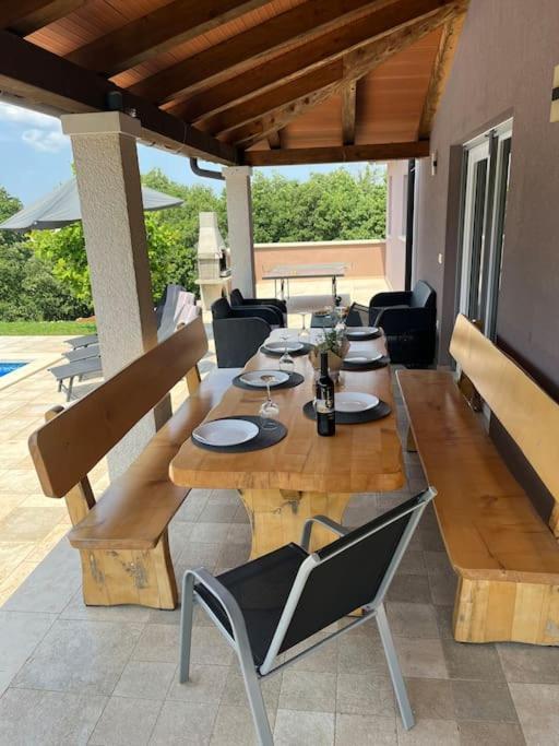 Villa Modern House With Private Pool Žminj Exterior foto